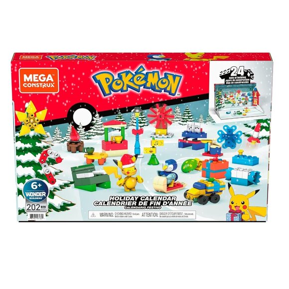 NEW MEGA Pokemon Advent Calendar 24 Day Christmas Holiday Building Blocks Sets - Picture 2 of 8